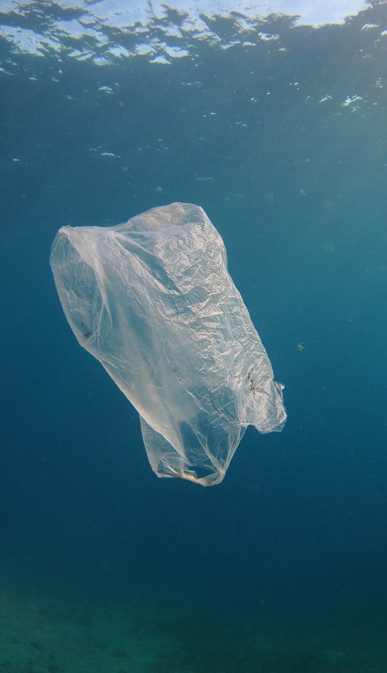 trash into the oceans