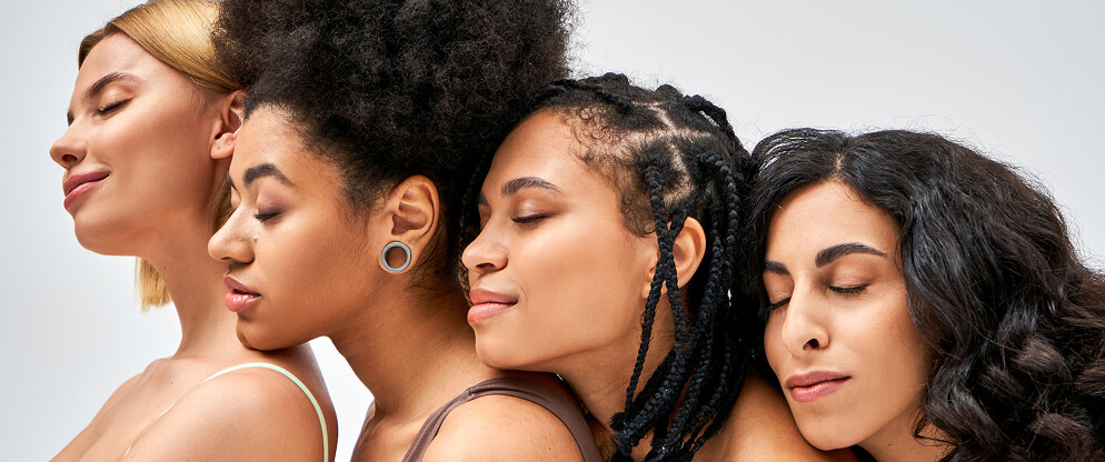 woman different hair styles